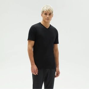 Robert Barakett V-Neck T-Shirt Black XL